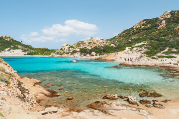 Crystal water in summer, Sardinia, Italy 