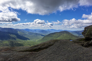 View from Mount Garfield in the White Mountains in New Hampshire