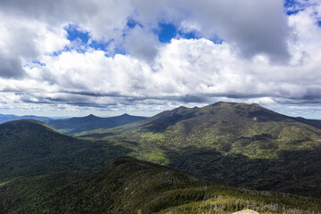 View from Mount Garfield in the White Mountains in New Hampshire