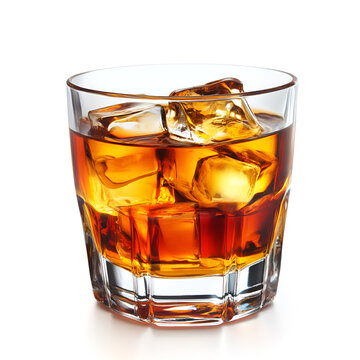 recommend clip art: Glass of whiskey clipart isolated