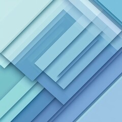 Fototapeta premium Abstract blue geometric background, layered shapes, diagonal pattern, website design