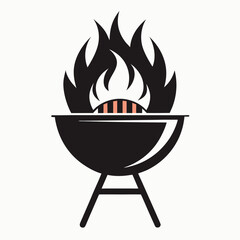 barbecue grill vector