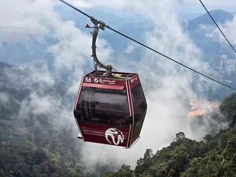 Sky High Cable Car Ride in Malaysia