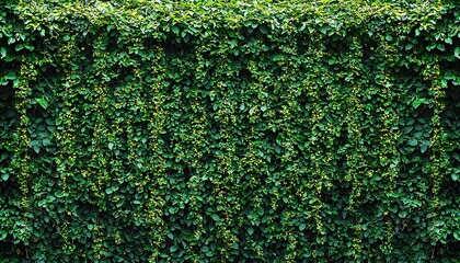 Lush Green Vine Wall Texture.