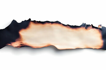 Burned Paper Texture: Abstract Background with Scorched Edges and a Blank Center, Ideal for Design Projects.