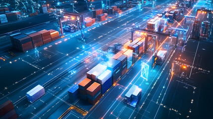 Robotic innovations in ai-powered logistics revolutionizing international shipping at global distribution hubs