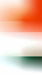 Naklejka premium Abstract Gradient Background: Orange, White, and Green Hues Blend Seamlessly for Versatile Design Use