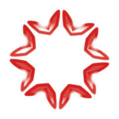 Naklejka premium Vibrant Gradient Glass Icon – Glossy and Versatile Symbol for Modern Design