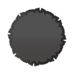 silver vector icon medal isolated on white background