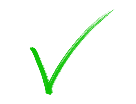 green check mark, Green correct mark icon, Brush stroke approved symbols in green color, checkmark sign vector illustration, hand drawn tick sign collection, Correct vote choice isolated symbol
