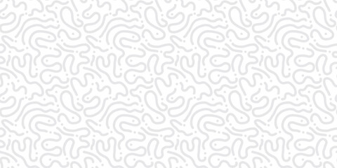 Fototapeta premium Doodle shapes background. Seamless pattern. Vector. らくがきイラストパターン