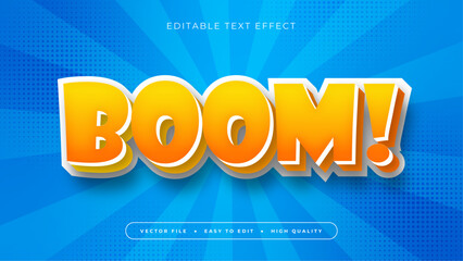 Editable Text Effect with 'Boom!' Style