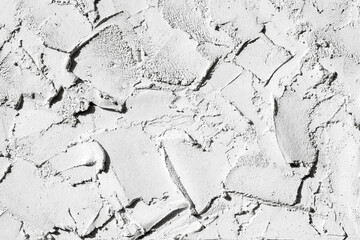 Cement spatula strokes close-up texture.