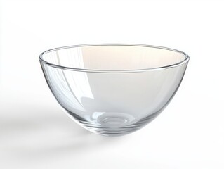 Transparent Glass Bowl Minimalist Design