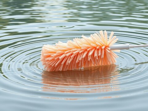 Terra Cotta & Seafoam Swiffer Duster, Reflective Wave Glow