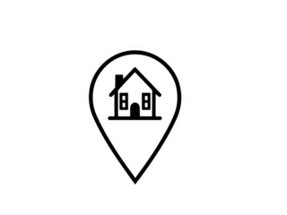 real estate location pin icon