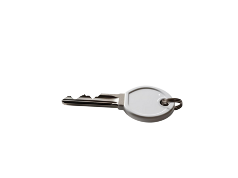 key isolated on white