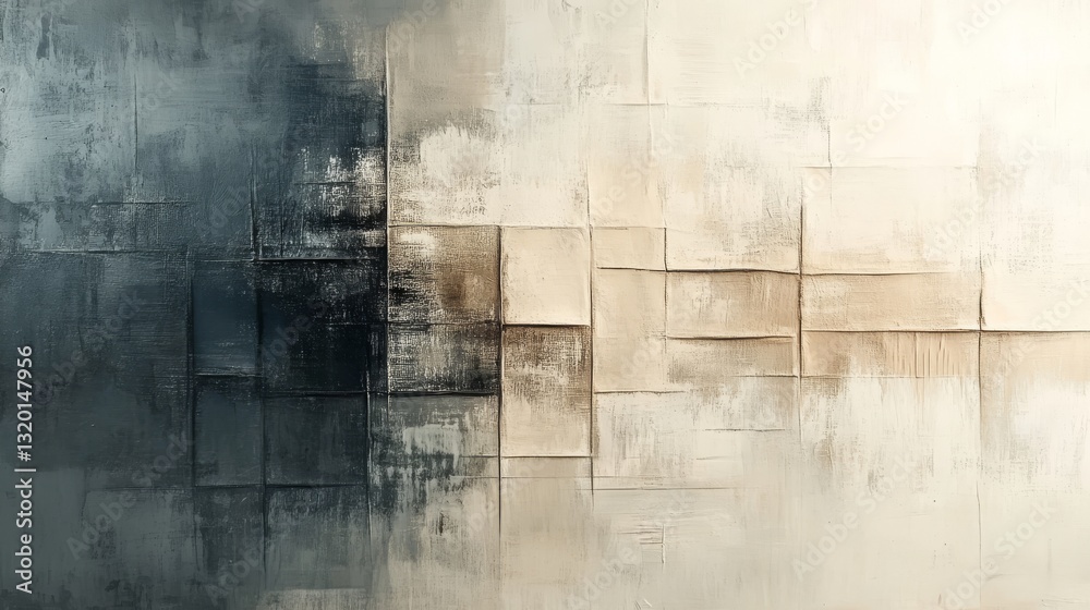 Wall mural an abstract painting with varying color and texture gradients