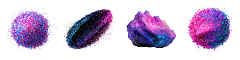 Fototapeta premium Vibrant and Mesmerizing Abstract Digital Art Backgrounds and Textures Stunning collection of psychedelic fractal and surreal visual designs with shimmering luminous and holographic effects