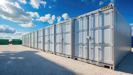 Obraz premium International freight containers for transport