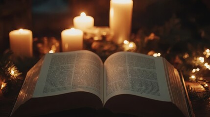 open book with warm lighting symbolizing imagination and knowledge. World Book Day