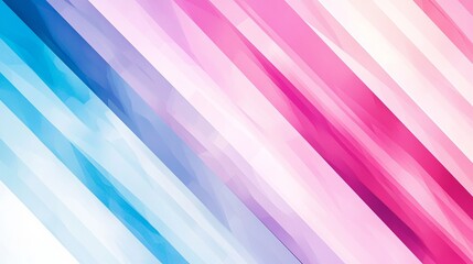 Fototapeta premium A vibrant blend of blue and pink diagonal stripes creating a soothing abstract pattern.