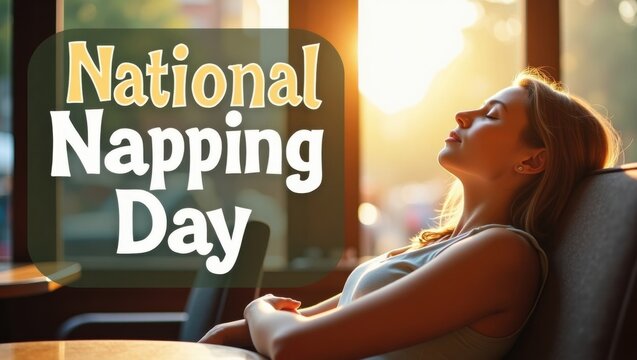 Celebrating national napping day a relaxation break for rest and rejuvenation in cozy environments