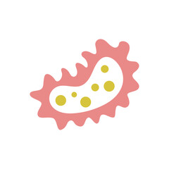 Germs and bacteria icon design