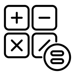 rating icon, line icon style