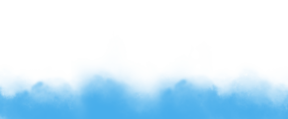 PNG fog texture isolated on transparent background. Border from smoke. Design element. Blue vector cloudiness.