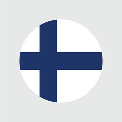 Obraz premium Finland Flag Sphere Vector