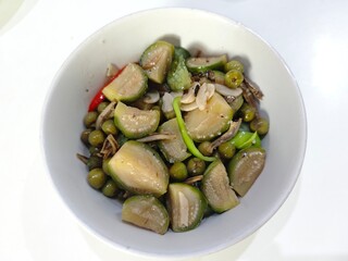 eggplant and beans dish 