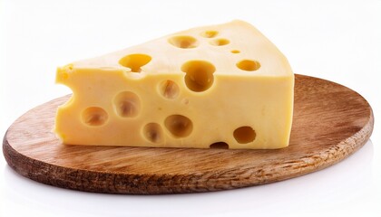 the cheese isolated on white background