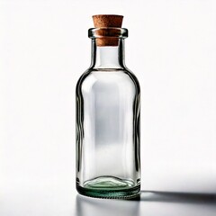 empty bottle isolated on white