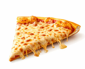 A Slice of Delight: Capturing the irresistible allure of a single, delectable slice, with golden crust, bubbling cheese, and a symphony of flavors in a culinary masterpiece. 