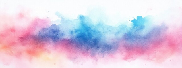 Abstract Sky Landscape Blending Pink and Blue Hues with Soft Gradients