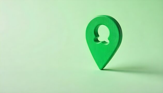 A green forest-shaped location pin, indicating a tourist-friendly or visitable green space