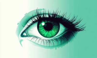 World Glaucoma Day Awareness Eye Health Campaign Illustration for Vision Care