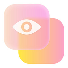 Mobile Phone Business Pink Peach App Glassmorphism UI Icon Sign and Symbol Design Illustrator Png Svg