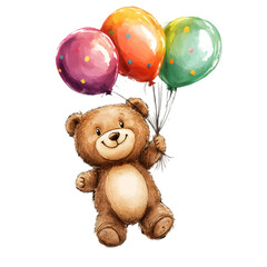 Cute Teddy Bear Balloons