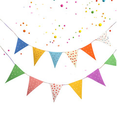 Colorful Party Bunting Banner