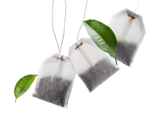 Flying paper airplanes in various colors, isolated on white background