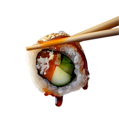 Delicious Salmon Sushi Roll © mahboob