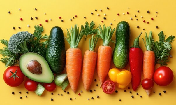 Fresh Vegetables and Fruits for National Nutrition Month Promoting Healthy Eating and Informed Food Choices