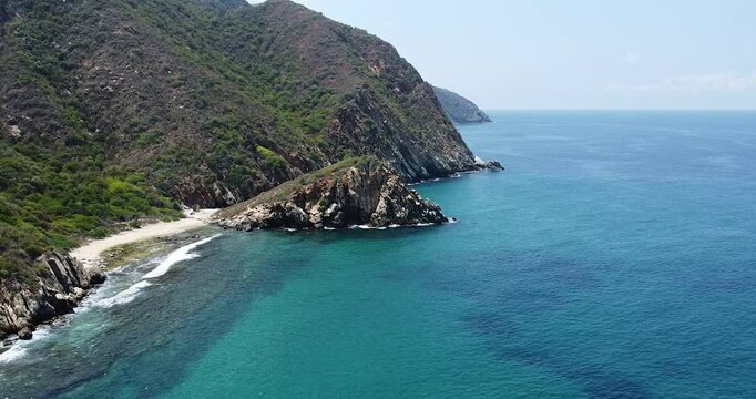 Vista hacia el Este desde Playa Cepe, Aragua, Venezuela