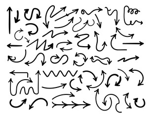 Arrow Direction Point Cartoon Bubble Speech Bundle DIY Gift Doodle Clipart Silhouette