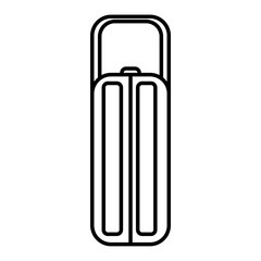 charging lamp icon vector illustration