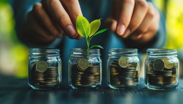 Individuals saving for retirement through 401k and IRA accounts, Retirement Savings, Longterm and futurefocused