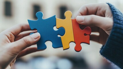 Neurodiversity Spring Empowerment Tactile Puzzle Connection in Soft-Focus Awareness Campaign for Inclusive Brand Storytelling and Social Impact Design