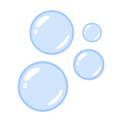 Blue bubbles illustration